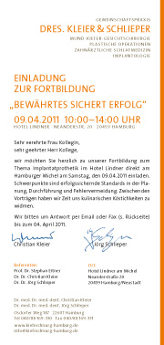 Bew�hrtes sichert Erfolg